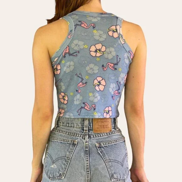 Y2k flamingo graphic cropped tank - Circo (XS) - Picture 3 of 7
